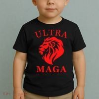 Ultra MAGA Conservative Lion Toddler T-Shirt thumb 2