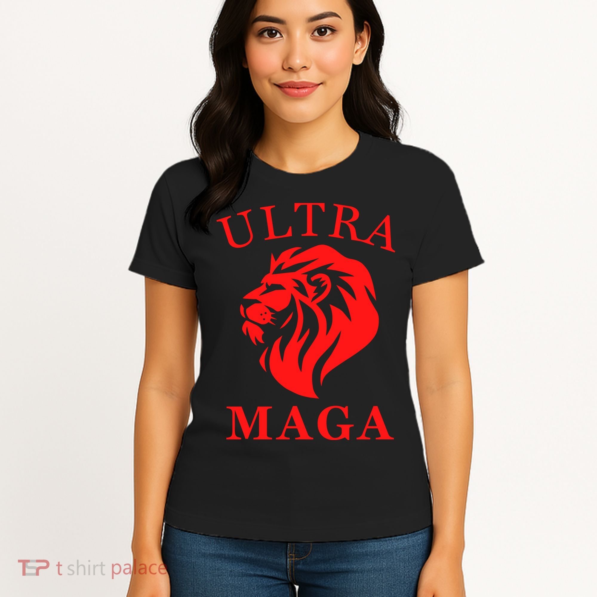 Ultra MAGA Conservative Lion Women's T-Shirt