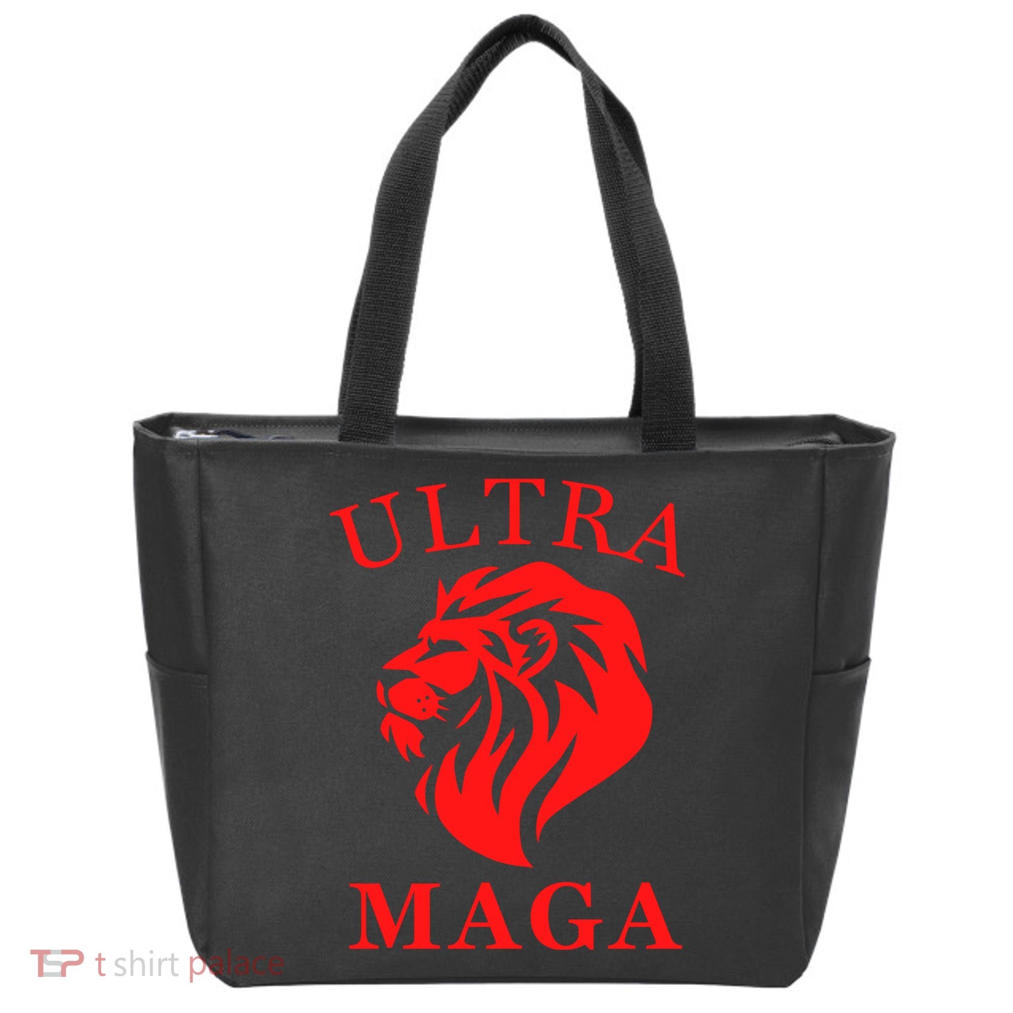 Ultra MAGA Conservative Lion Tote Bag