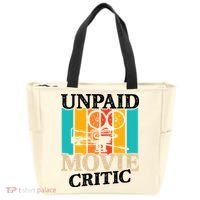 Unpaid Movie Critic Tote Bag thumb 0