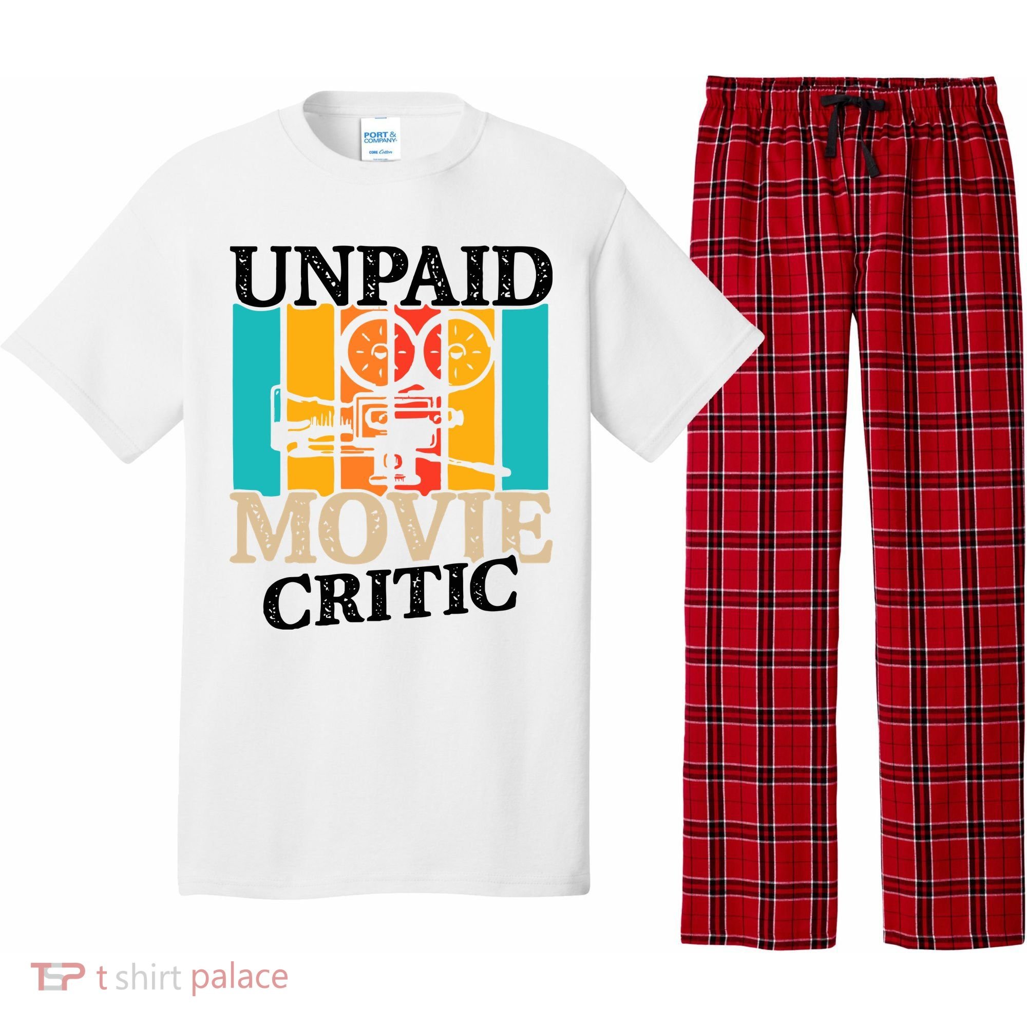Unpaid Movie Critic Pajama Set