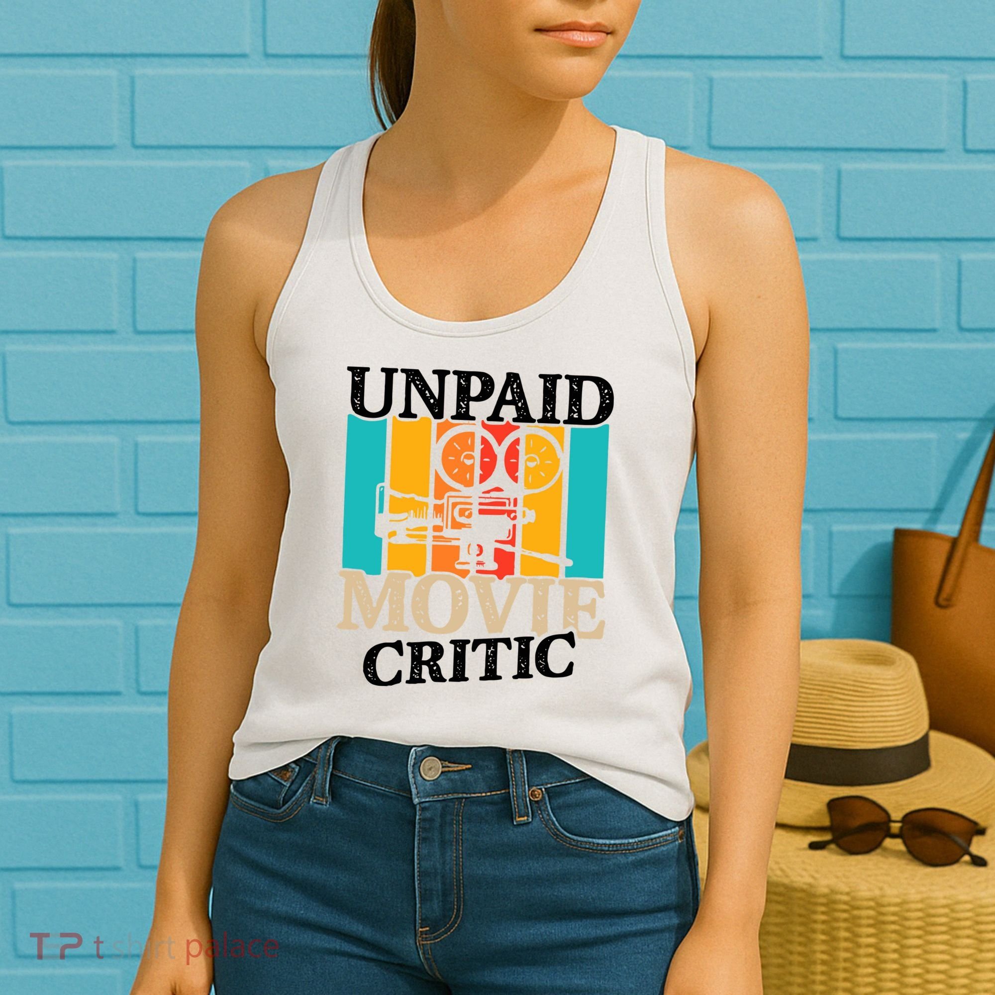 Unpaid Movie Critic Women's Tank Top