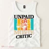 Unpaid Movie Critic Tank Top thumb 2