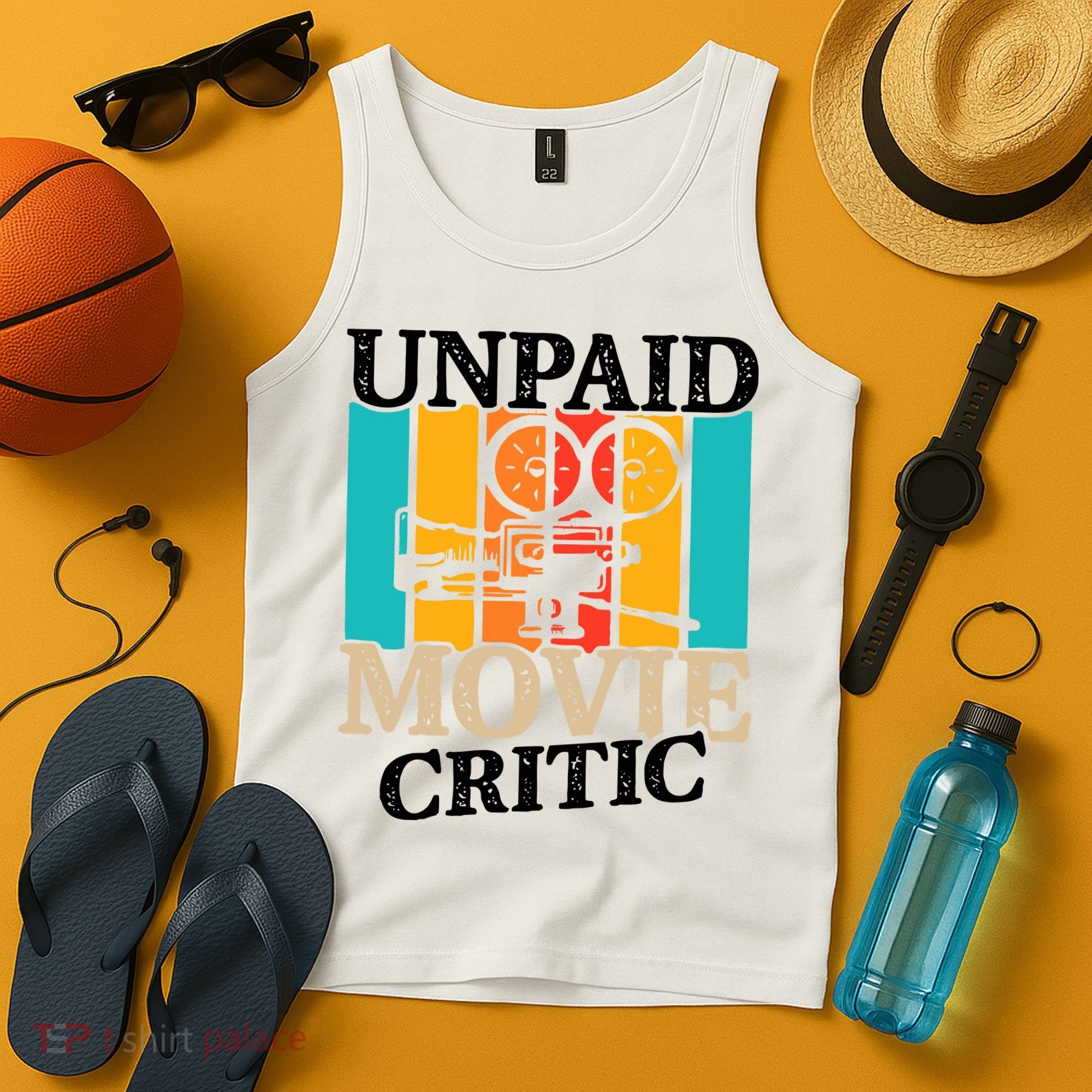 Unpaid Movie Critic Tank Top