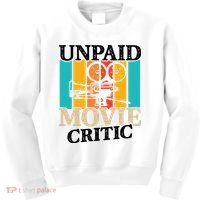 Unpaid Movie Critic Kids Sweatshirt thumb 0