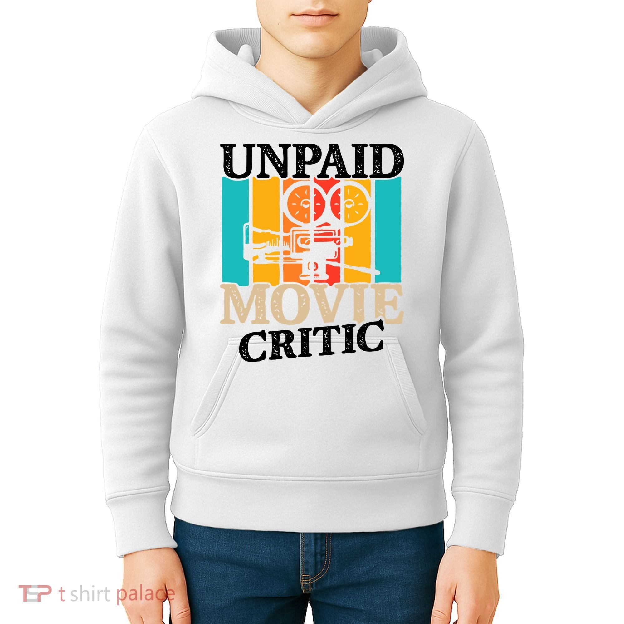Unpaid Movie Critic Kids Hoodie