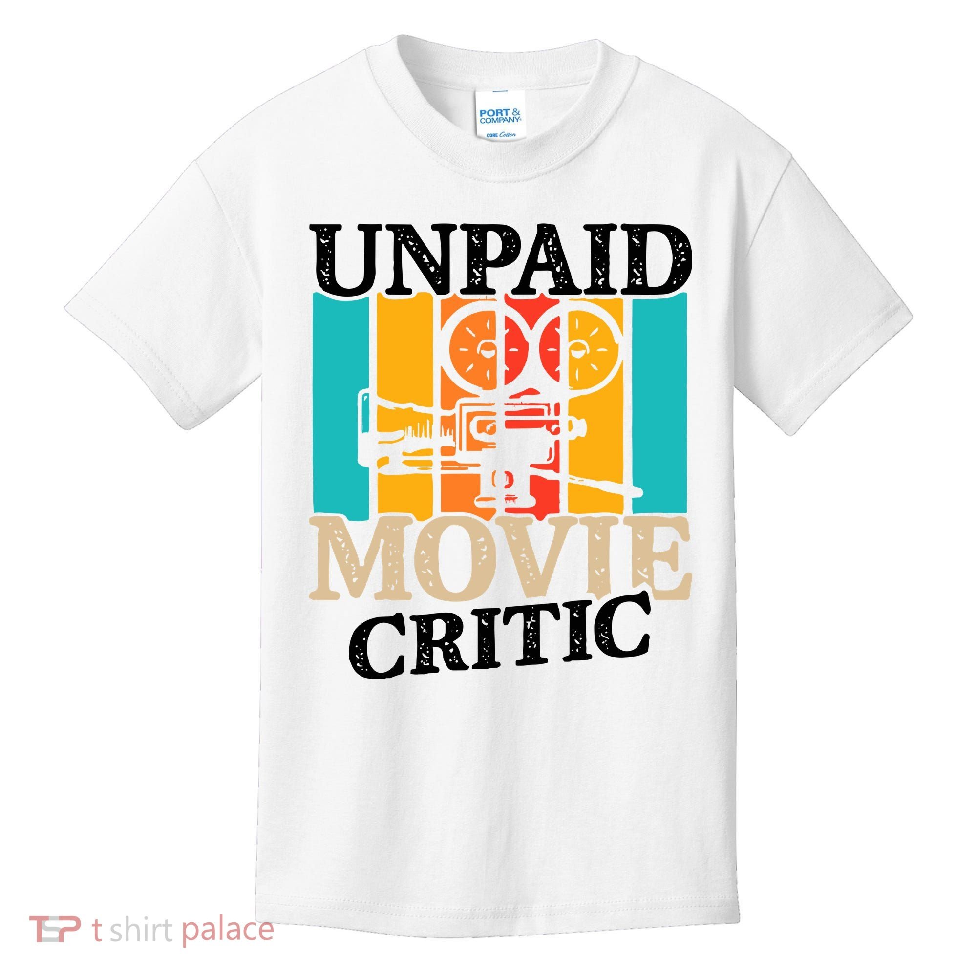 Unpaid Movie Critic Kids T-Shirt