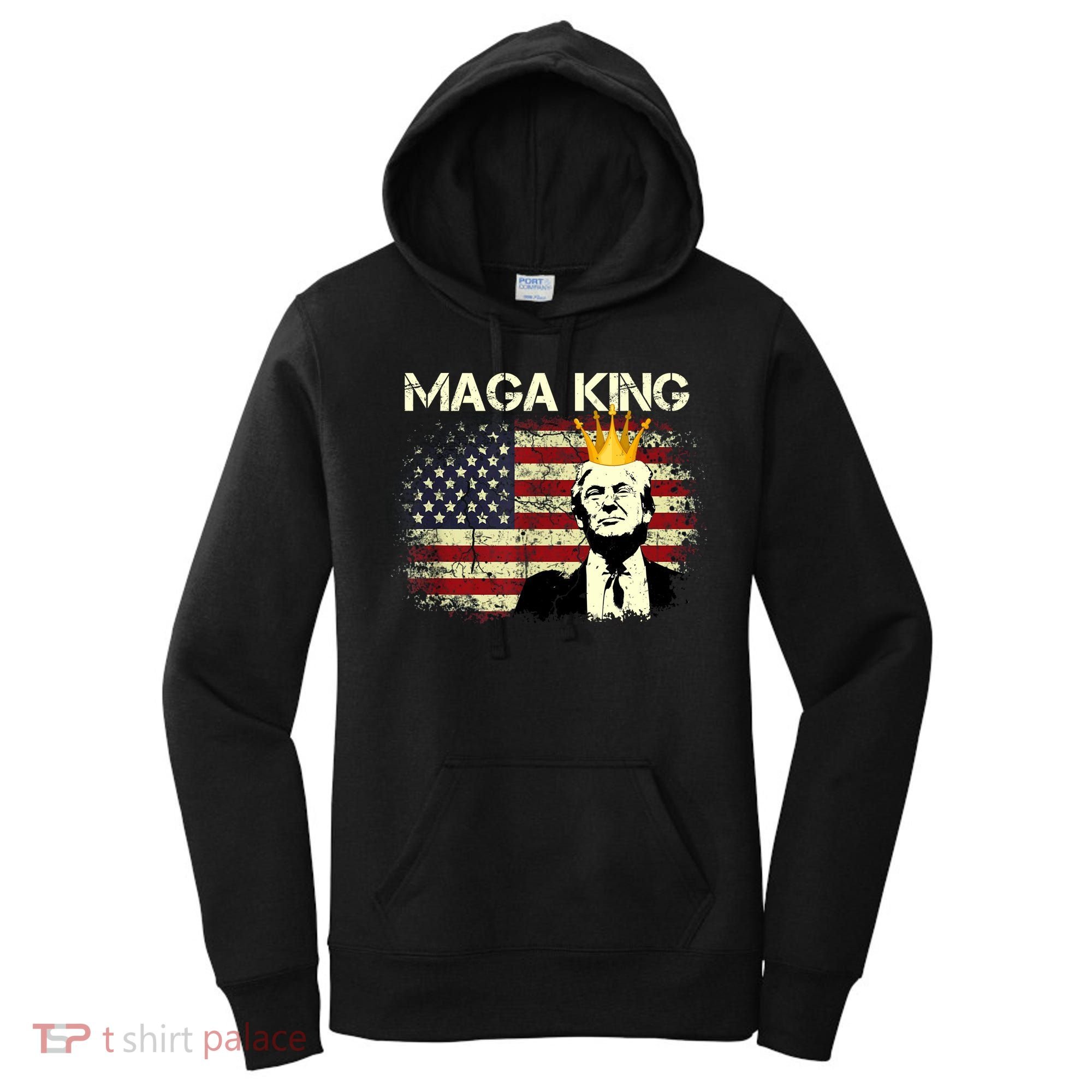 Ultra MAGA Conservative Donald Trump Women's Hoodie
