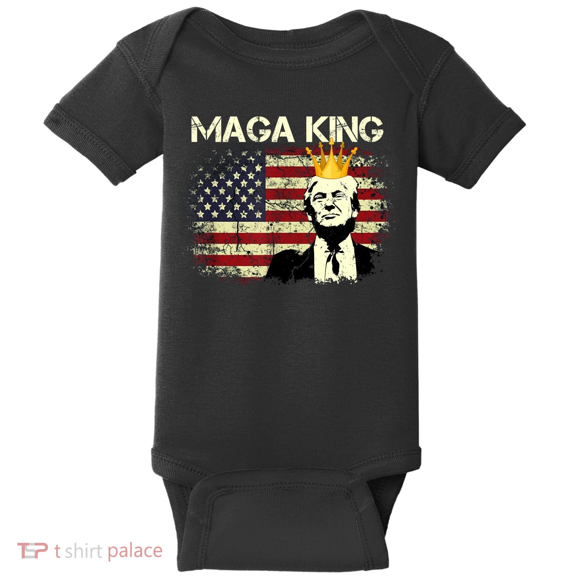 Ultra MAGA Conservative Donald Trump Baby Bodysuit
