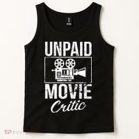 Unpaid Movie Critic Tank Top thumb 2