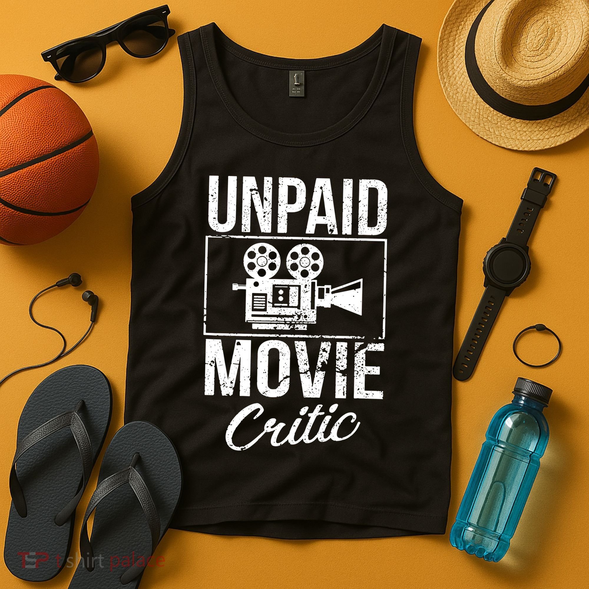 Unpaid Movie Critic Tank Top
