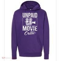 Unpaid Movie Critic Hoodie thumb 0