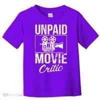 Unpaid Movie Critic Toddler T-Shirt thumb 0