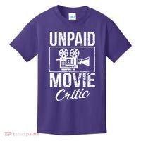 Unpaid Movie Critic Kids T-Shirt thumb 0