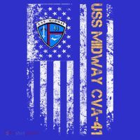 Uss Midway Cvafunny Gift41 Aircraft Carrier Veteran Flag Veterans Day Gift Mousepad thumb 1