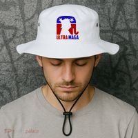 Ultra MAGA Conservative Donald Trump Bucket Hat thumb 2