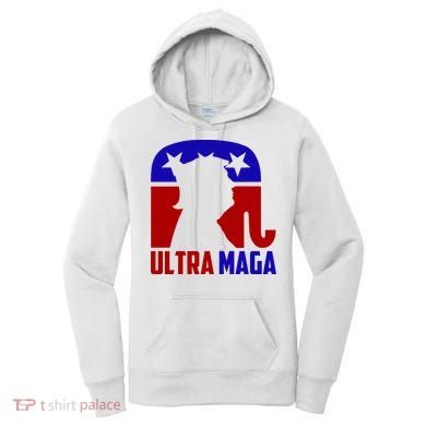 Ultra MAGA Conservative Donald Trump Women's Hoodie