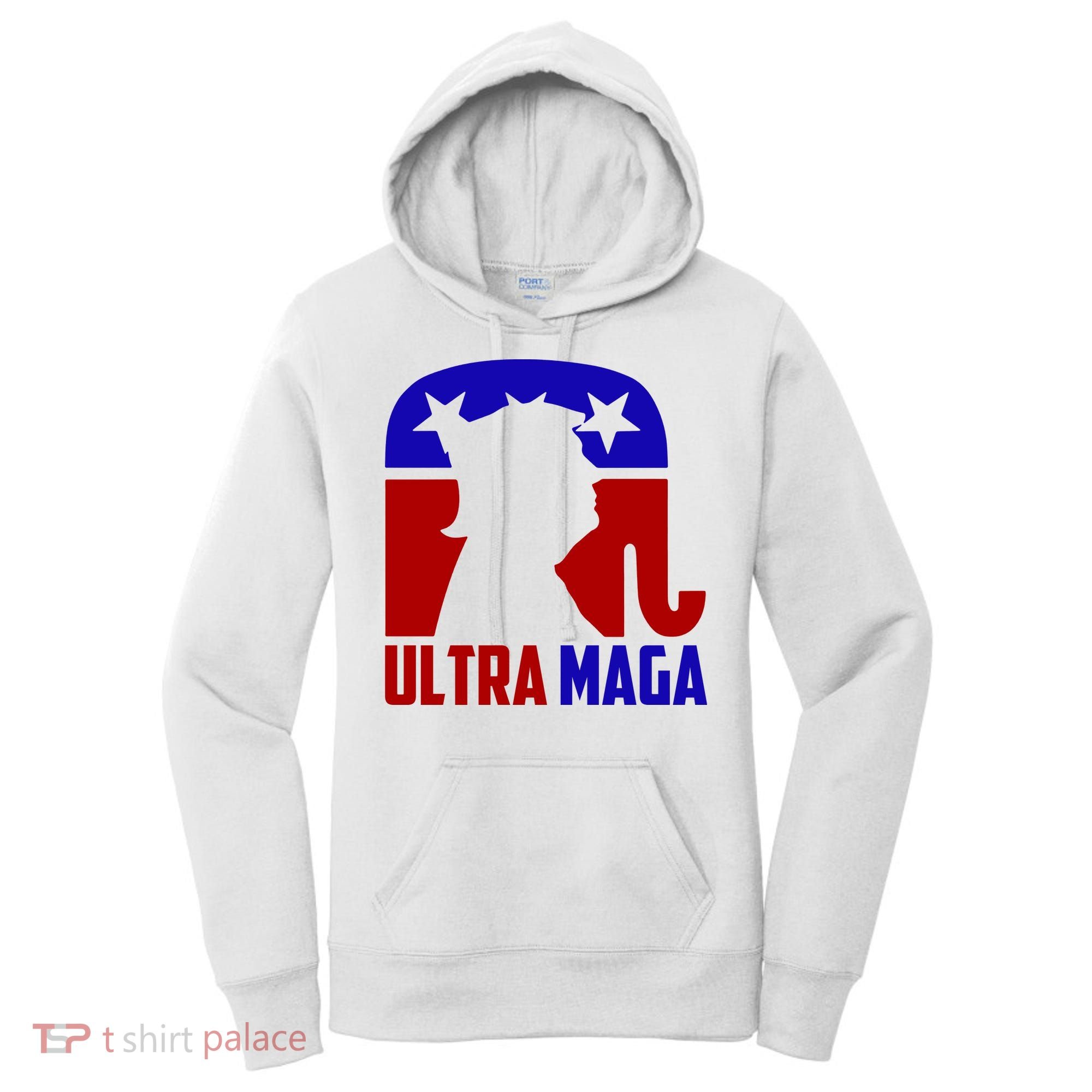 Ultra MAGA Conservative Donald Trump Women's Hoodie
