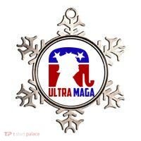 Ultra MAGA Conservative Donald Trump Ornament thumb 0
