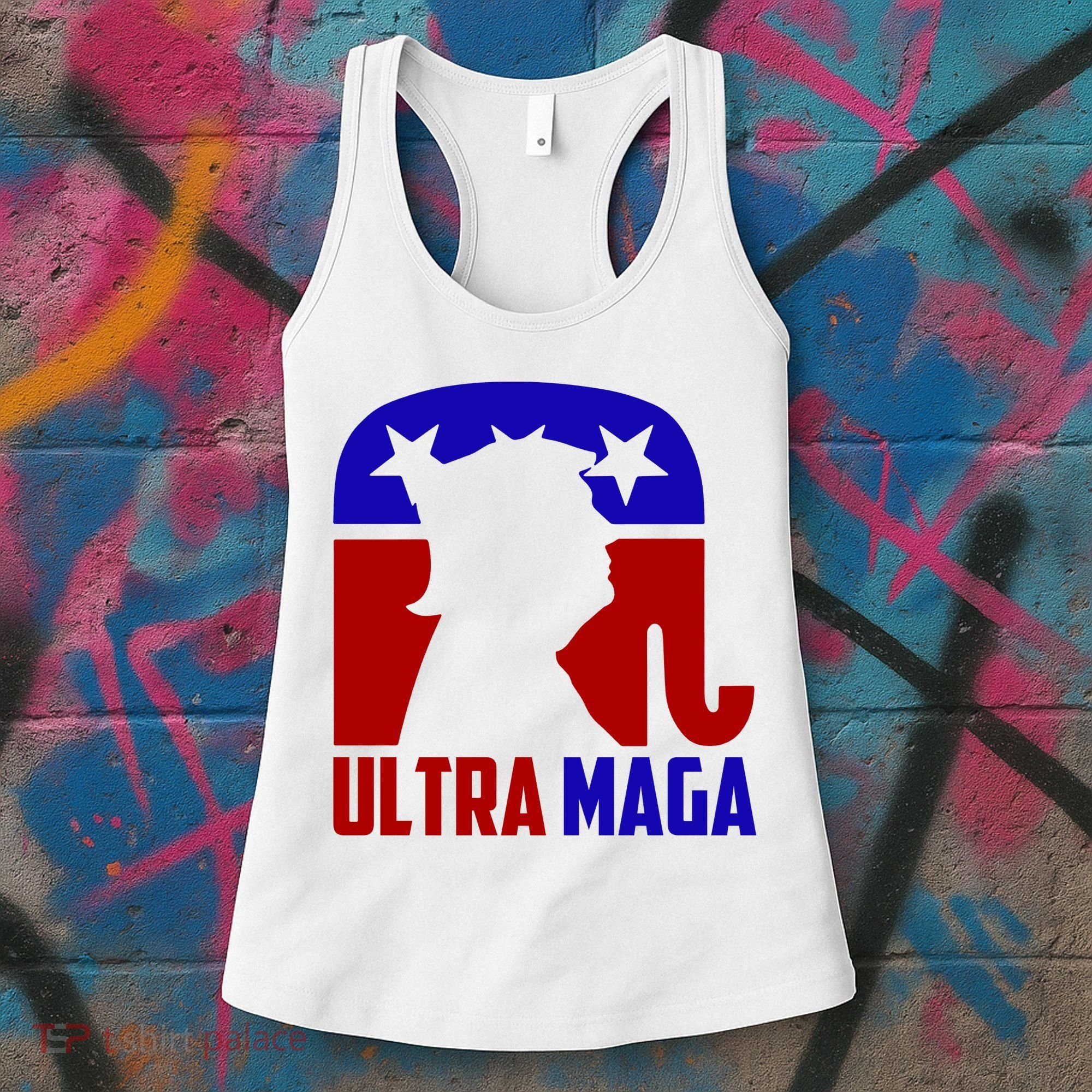 Ultra MAGA Conservative Donald Trump Women's Tank Top