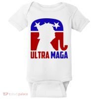 Ultra MAGA Conservative Donald Trump Baby Bodysuit thumb 0