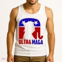 Ultra MAGA Conservative Donald Trump Tank Top thumb 3