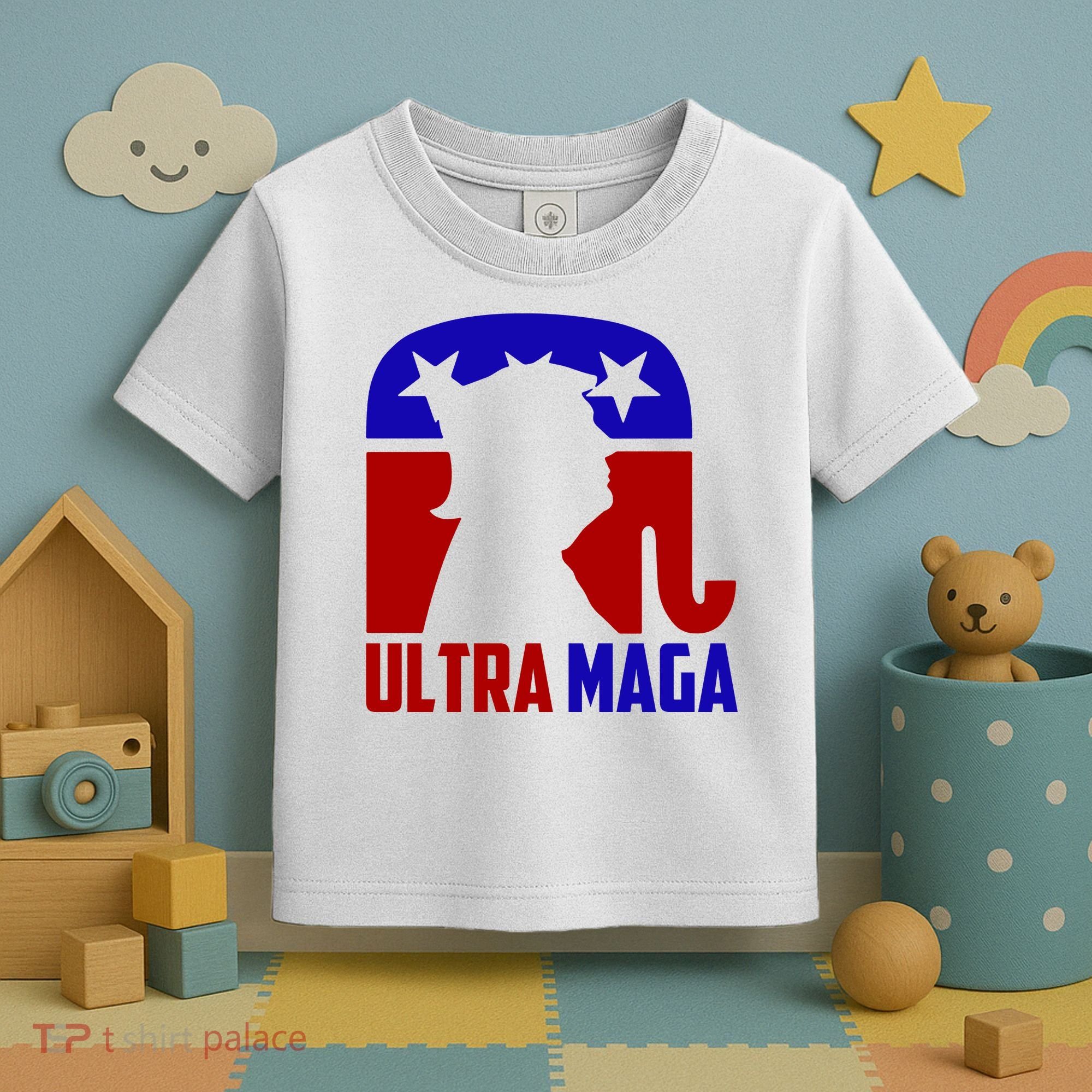 Ultra MAGA Conservative Donald Trump Toddler T-Shirt