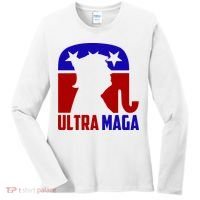 Ultra MAGA Conservative Donald Trump Women's Long Sleeve Shirt thumb 0