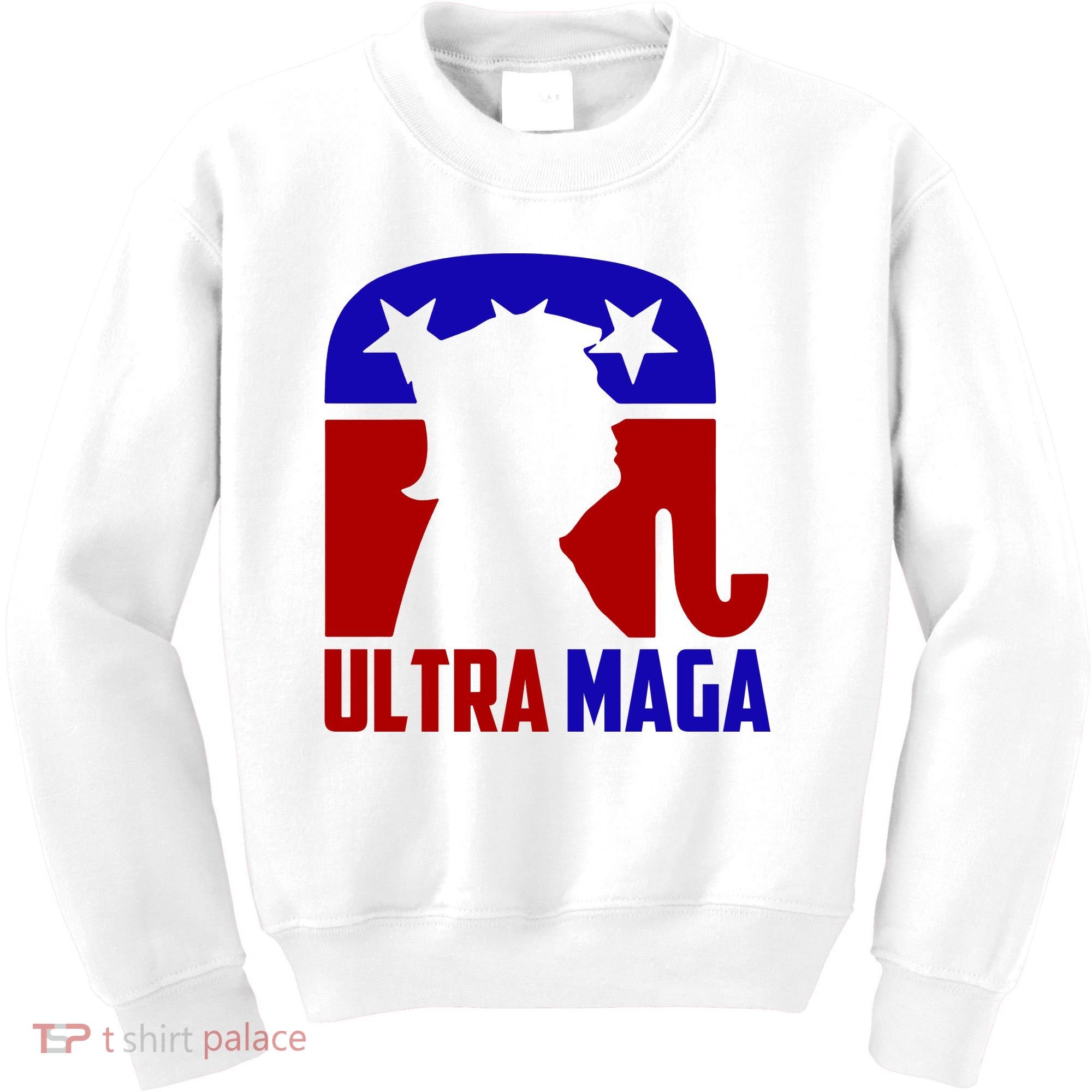 Ultra MAGA Conservative Donald Trump Kids Sweatshirt