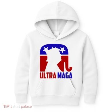 Ultra MAGA Conservative Donald Trump Kids Hoodie