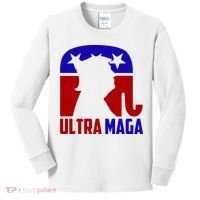 Ultra MAGA Conservative Donald Trump Kids Long Sleeve Shirt thumb 0