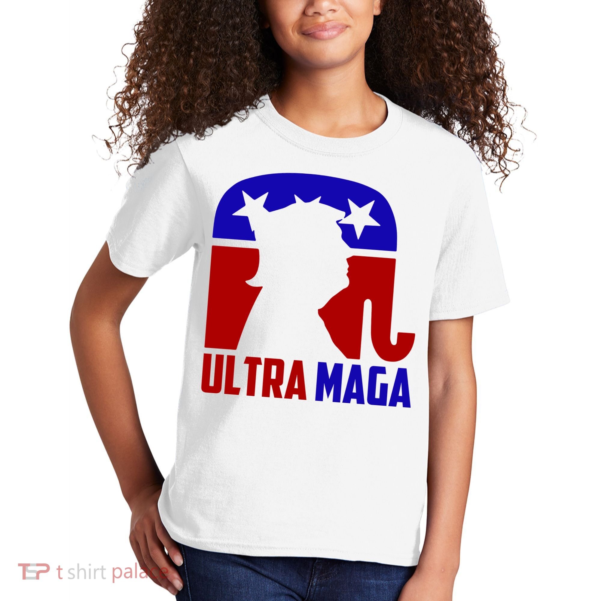 Ultra MAGA Conservative Donald Trump Kids T-Shirt