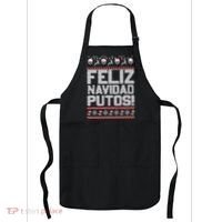 Ugly Mexican Christmas Sweater Feliz Navidad Putos Funny Apron thumb 0