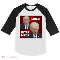 Ultra Maga Donald J Trump Ultra Maga Kids Colorblock Raglan Jersey thumb 0