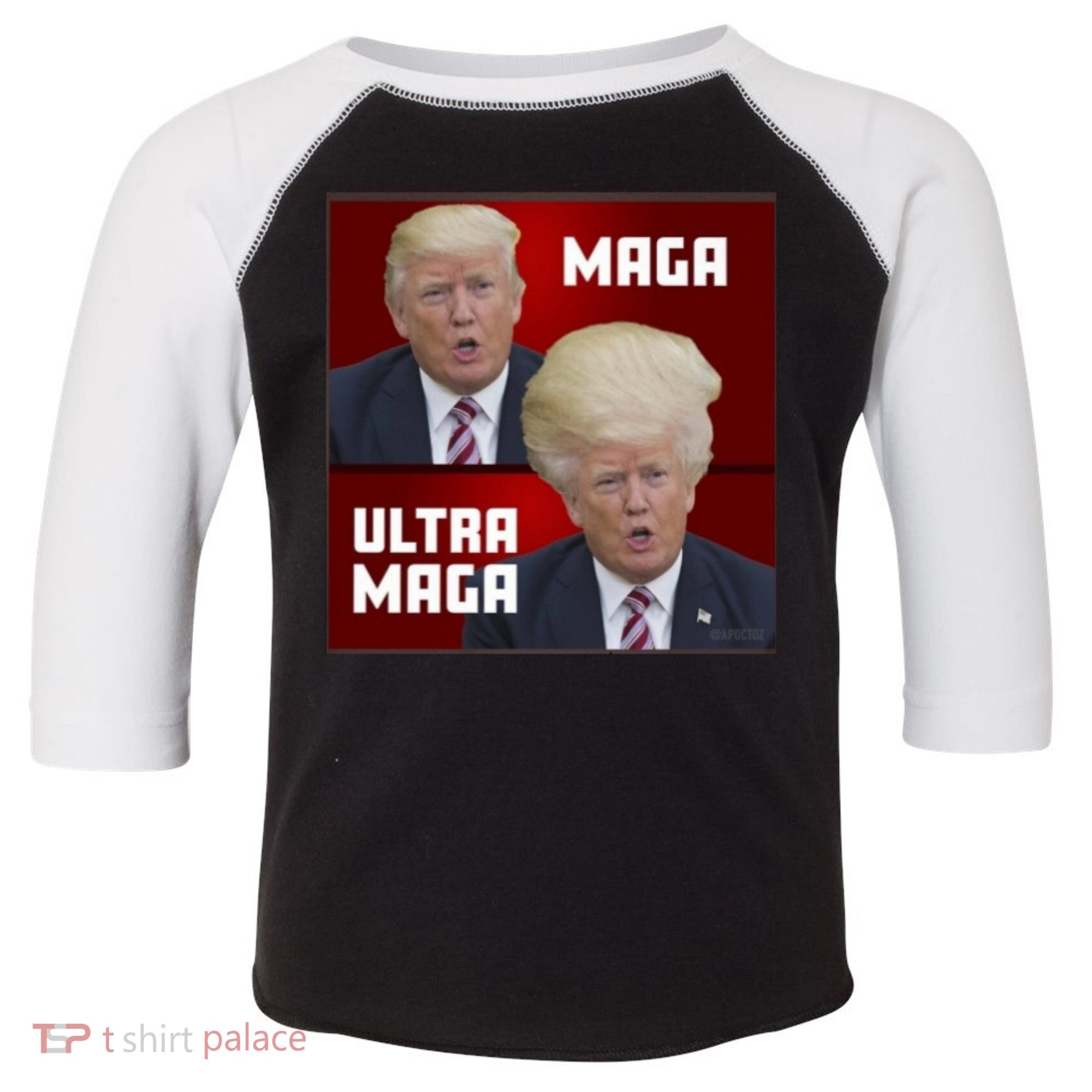 Ultra Maga Donald J Trump Ultra Maga Toddler Fine Jersey T-Shirt