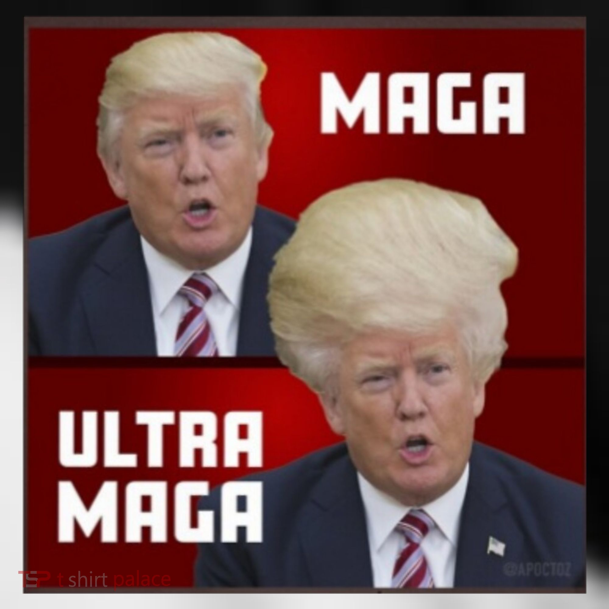 Ultra Maga Donald J Trump Ultra Maga Toddler Fine Jersey T-Shirt