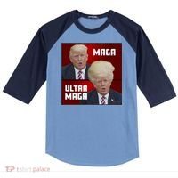 Ultra Maga Donald J Trump Ultra Maga Raglan Baseball Sleeve Shirt thumb 0
