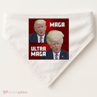Ultra Maga Donald J Trump Ultra Maga USA-Made Doggie Bandana thumb 0