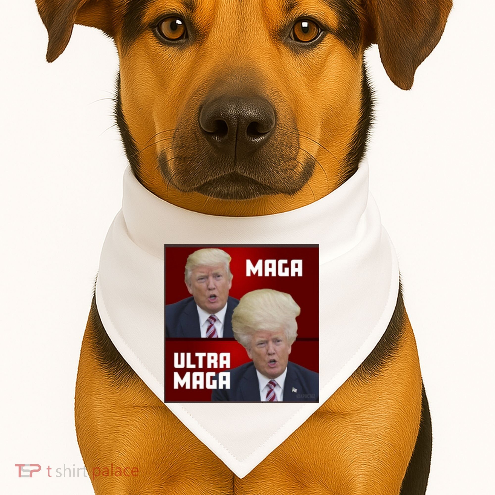 Ultra Maga Donald J Trump Ultra Maga USA-Made Doggie Bandana