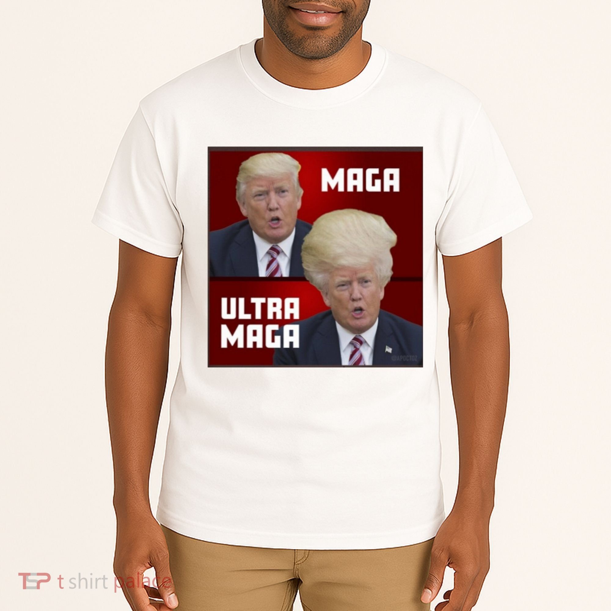 Ultra Maga Donald J Trump Ultra Maga Tall T-Shirt