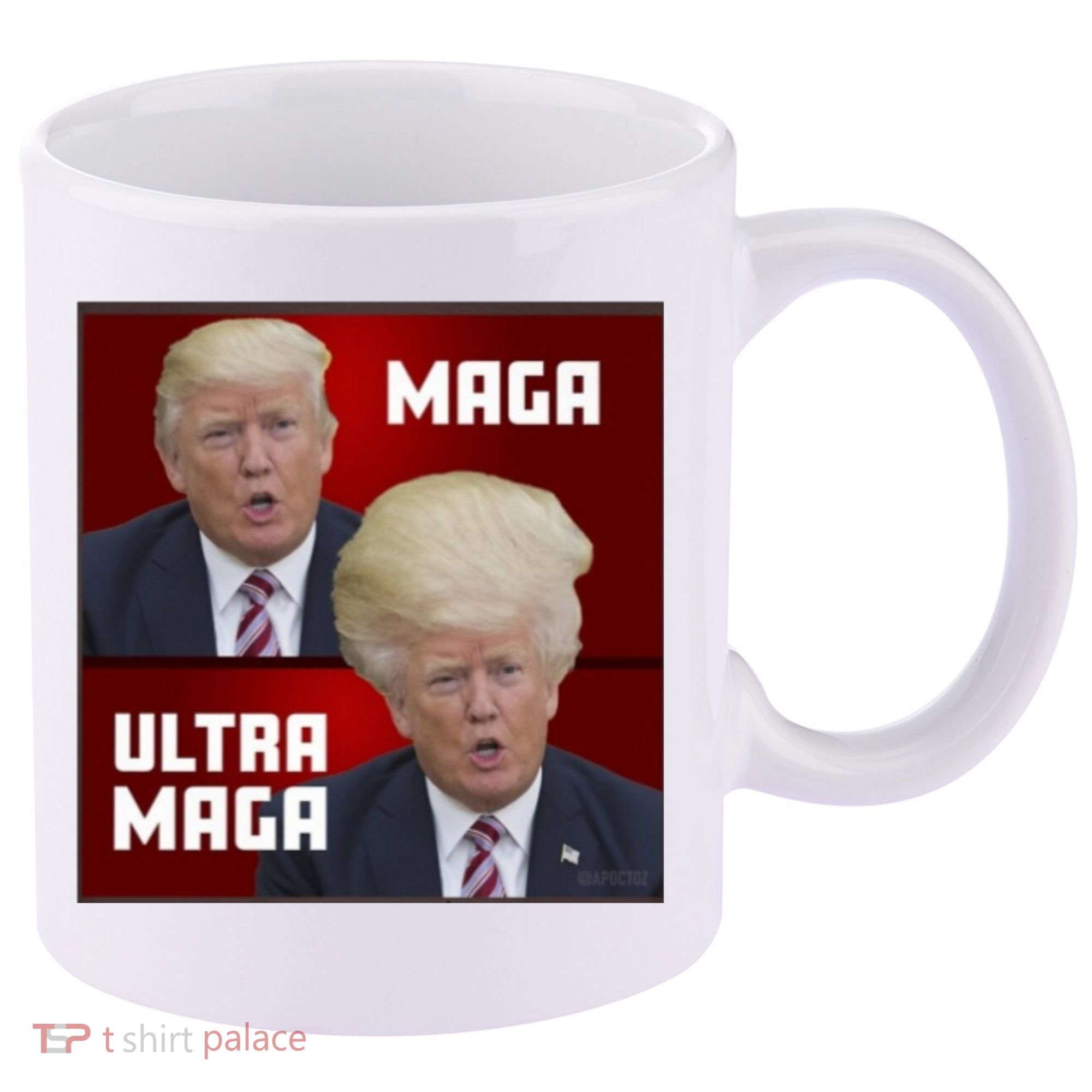 Ultra Maga Donald J Trump Ultra Maga 11oz C Handle Ceramic Mug
