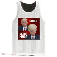 Ultra Maga Donald J Trump Ultra Maga Mesh Reversible Basketball Jersey Tank thumb 0