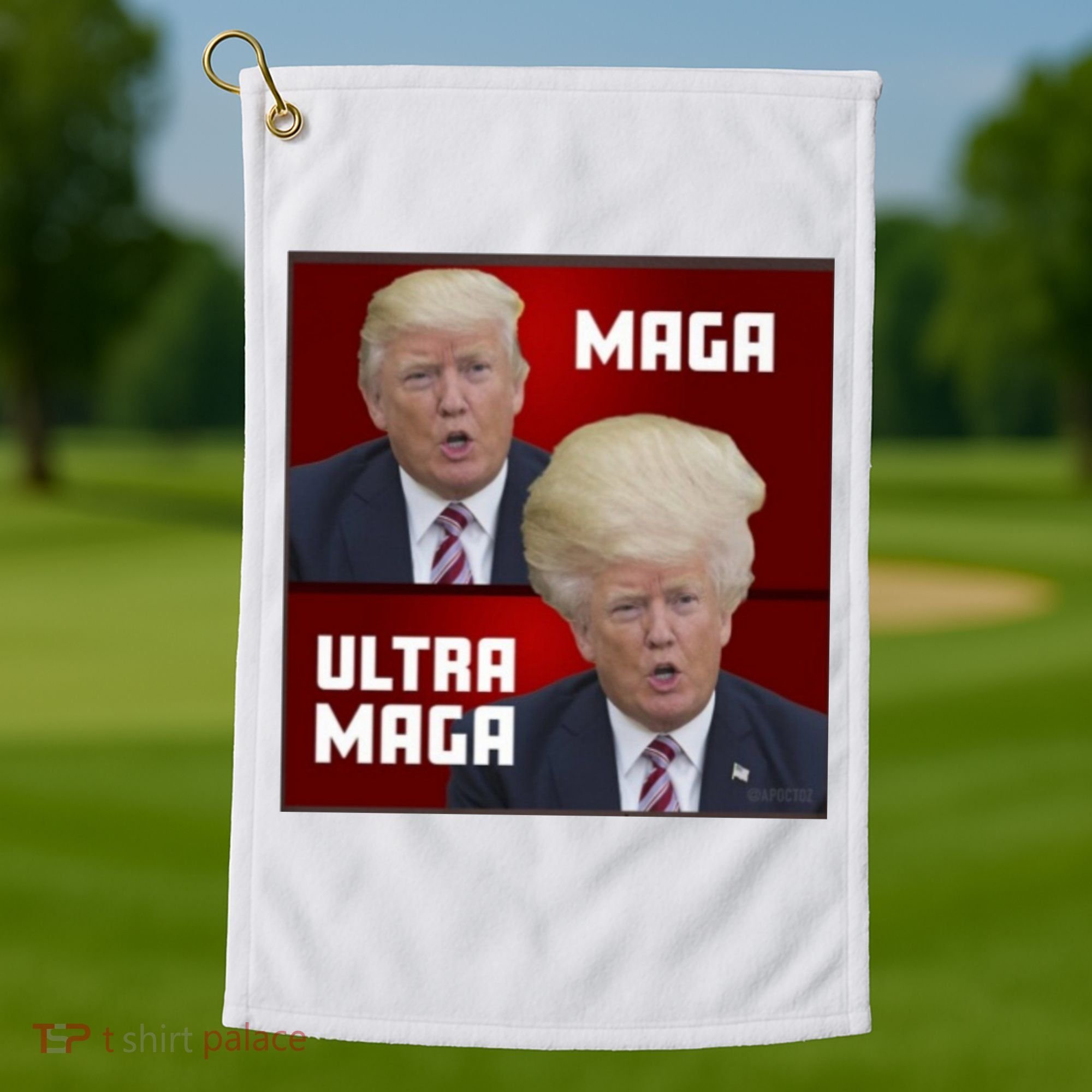 Ultra Maga Donald J Trump Ultra Maga Golf Towel