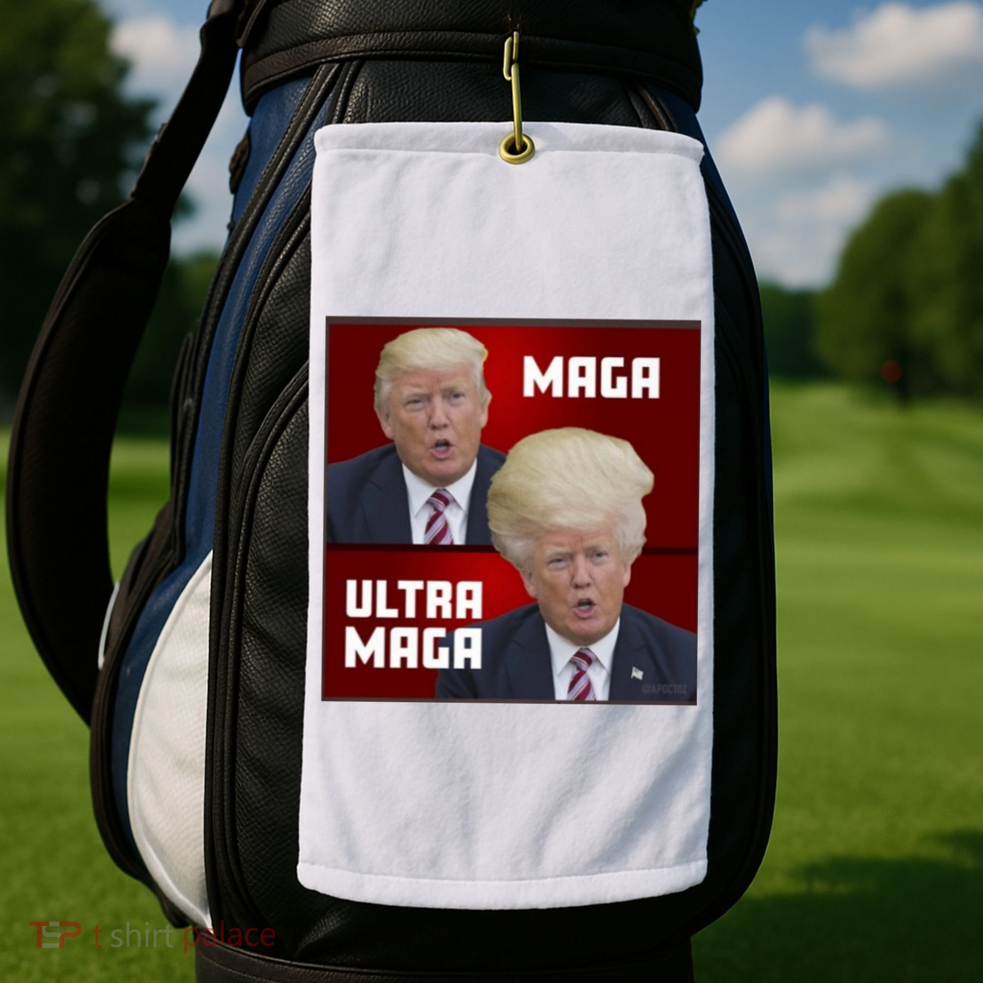 Ultra Maga Donald J Trump Ultra Maga Golf Towel