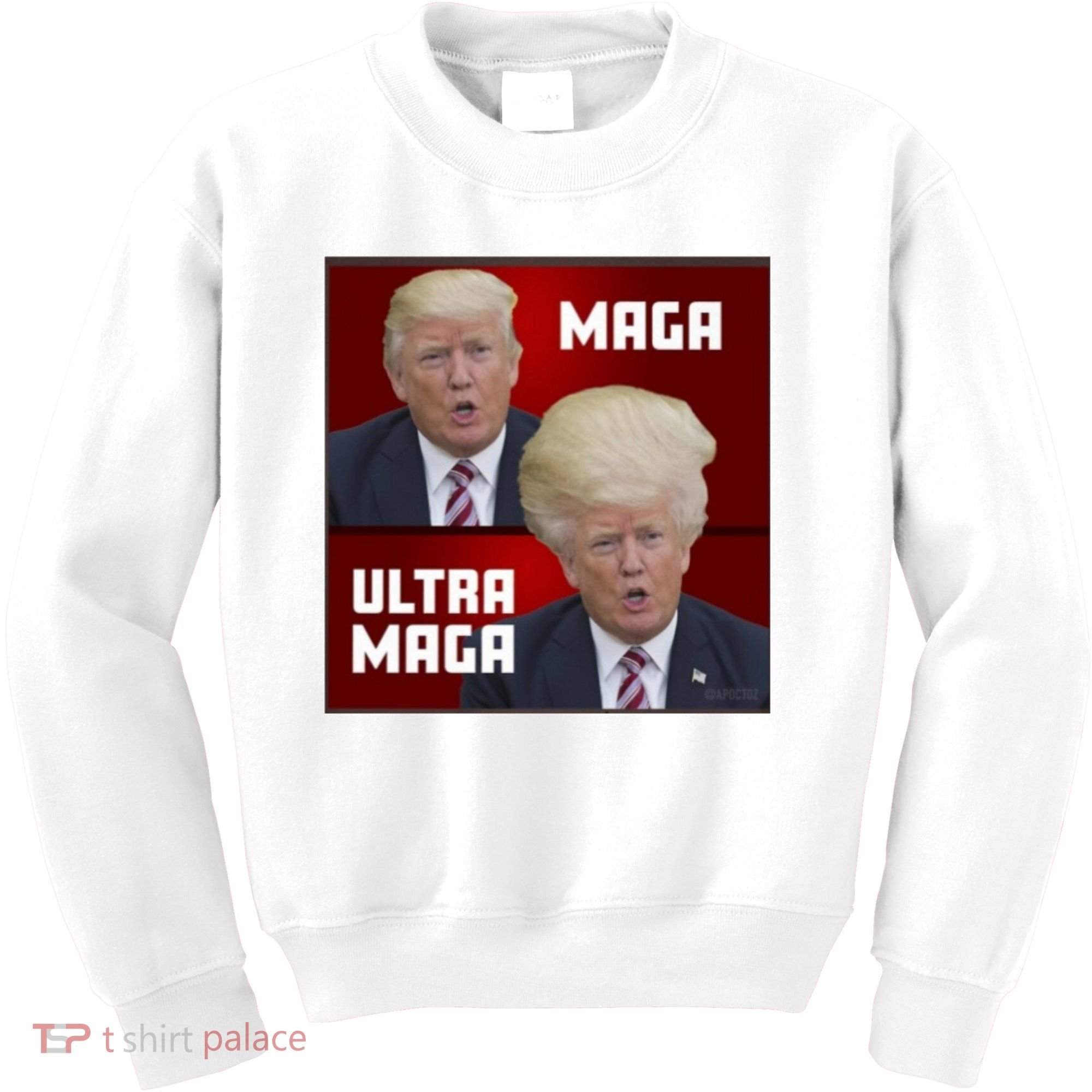 Ultra Maga Donald J Trump Ultra Maga Kids Sweatshirt