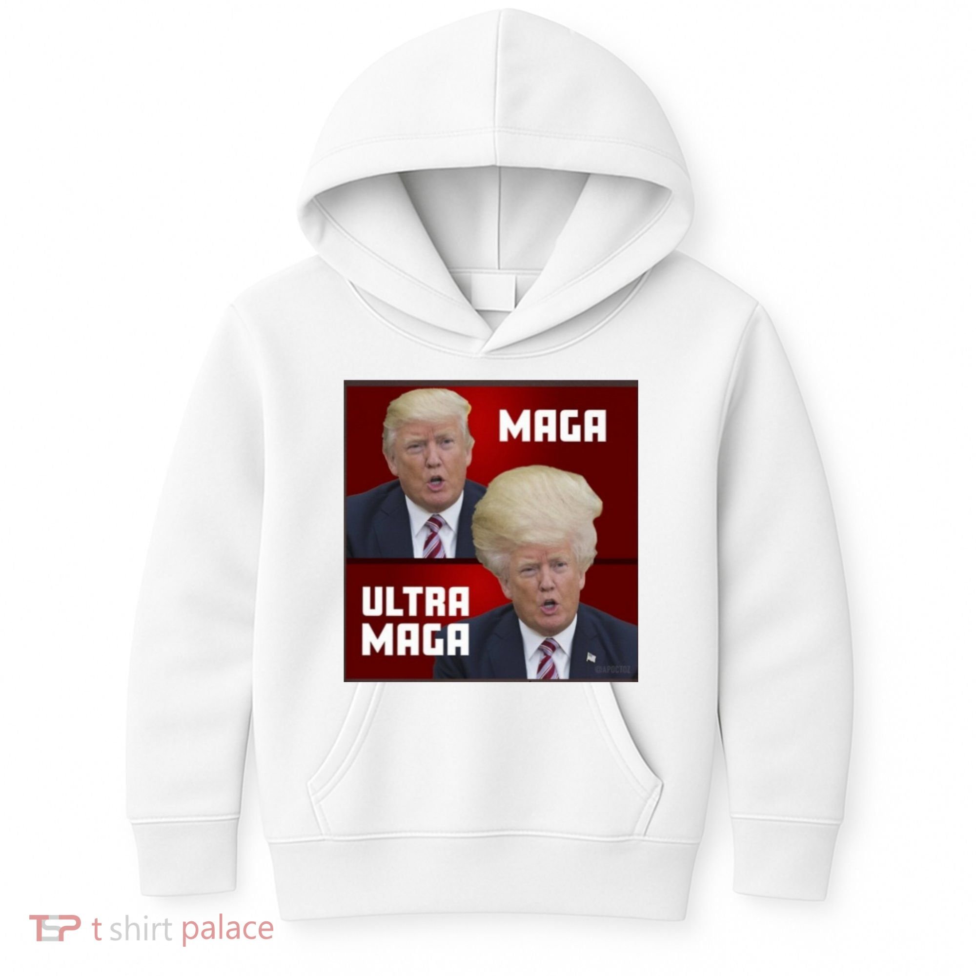 Ultra Maga Donald J Trump Ultra Maga Kids Hoodie