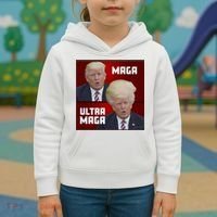 Ultra Maga Donald J Trump Ultra Maga Kids Hoodie thumb 3