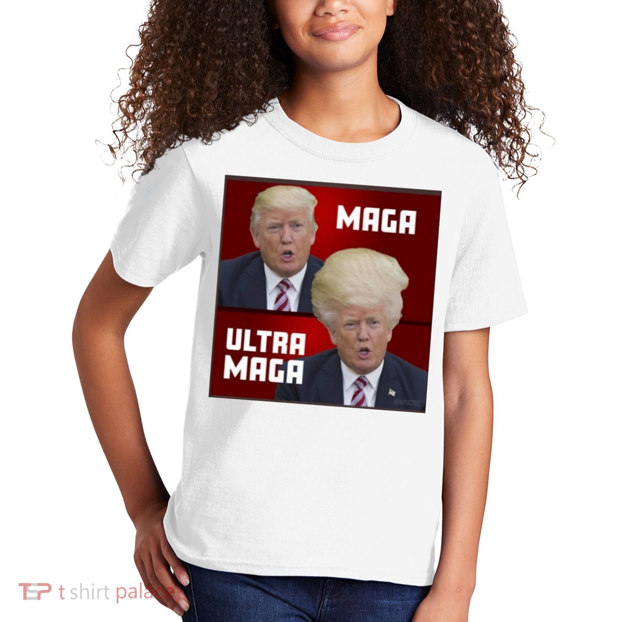Ultra Maga Donald J Trump Ultra Maga Kids T-Shirt