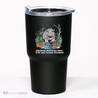 Unbothered Moo Deng Bouncy Pig Meme Cute Baby Hippo Viral Tumbler thumb 0