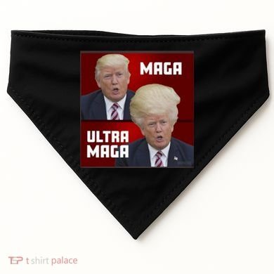 Ultra Maga Donald J Trump Ultra Maga 1 USA-Made Doggie Bandana